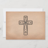 書エレガントの確認 招待状 (裏面)