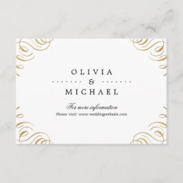 書エレガントを盛結婚り上げる エンクロージャーカード