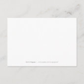 書エレガントを盛結婚り上げる エンクロージャーカード (裏面)