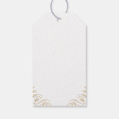 書エレガントを盛結婚り感謝しています ギフトタグ (裏面)