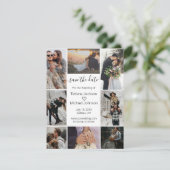 書エレガントミニマルシンプル8枚 セーブザデート (スタンド正面)