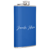 書エレガントモダン名プロフェッショナル青 フラスク (右)