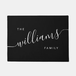 書エレガントモダン字 ドアマット