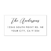 書エレガントモダン差出人住所 セルフインキングスタンプ (デザイン)