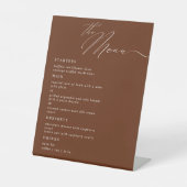 書エレガントモダン書の結婚夕飯 台座サイン (正面)