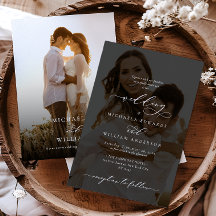 書エレガントモダン書2写真結婚の