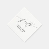 書エレガントモダン書40歳の誕生日 スタンダードカクテルナプキン (角)