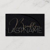 書エレガントモダン跡のサロン 名刺 (正面)