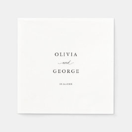 書エレガントモダン跡 スタンダードカクテルナプキン