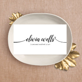 書エレガントモダン跡 名刺