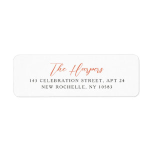 書エレガント字のパーソナライズされたスクリプト名Red ラベル