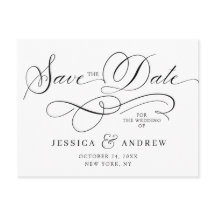 書エレガント式結婚式はがきを保存