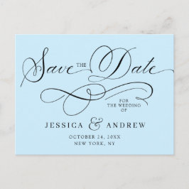 書エレガント式結婚式はがきを保存 ポストカード