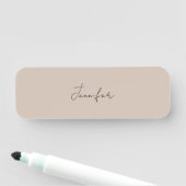 書エレガント書のシンプル名前 名札 (インサイチュ)