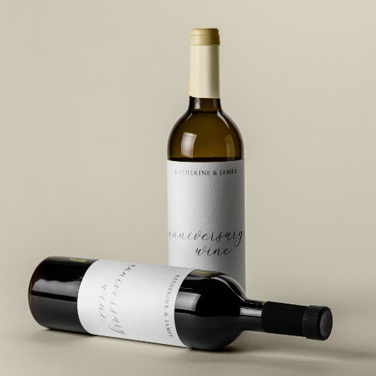 書エレガント書の結婚ゲストブック ワインラベル