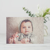 書エレガント書ゴッドマザープロポーザル 招待状 (スタンド正面)