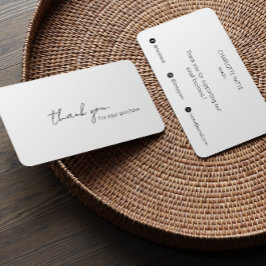 書エレガント書Scripご注文ありがとうございます 名刺