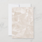 書エレガント結婚ミニマルのQRコード 出欠カード (裏面)