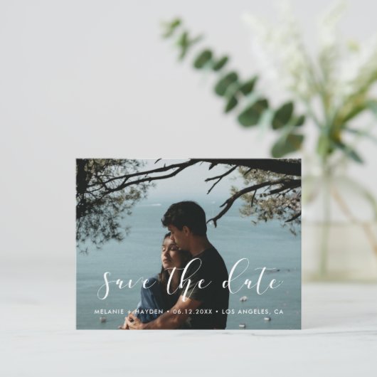 書エレガント跡の写真を保存 案内ポストカード (スタンド正面)