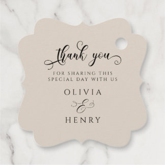 書エレガント跡の結婚台本 フェイバータグ