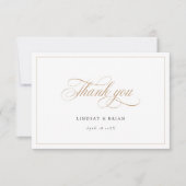 書エレガント跡の結婚台本 招待状 (正面)