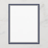 書エレガント跡の結婚詳細 エンクロージャーカード (裏面)