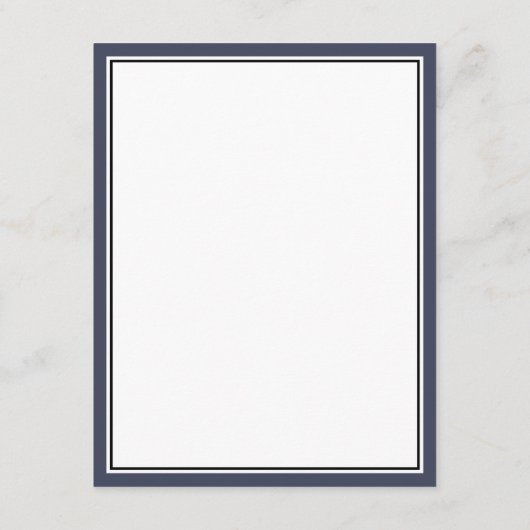 書エレガント跡の結婚詳細 エンクロージャーカード (裏面)