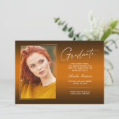 書エレガント跡インクスクリプモダントGrad写真 案内状 (スタンド正面)