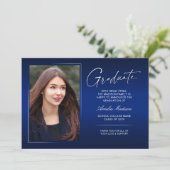 書エレガント跡インクスクリプモダントGrad写真 案内状 (スタンド正面)