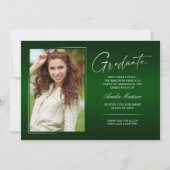 書エレガント跡インクスクリプモダントGrad写真 案内状 (正面)