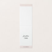 書エレガント跡プロフェッショナルモダン 名刺 (外部フラット)