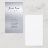 書エレガント跡モダン銀平野 名刺 (正面/裏面)