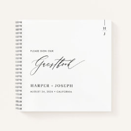 書エレガント跡結婚本 ノートブック