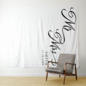 書エレガント道のミセス結婚の背景 タペストリー (インサイチュ(横))