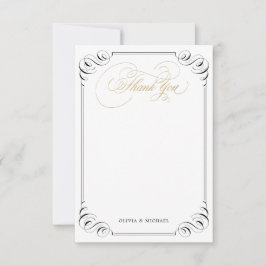 書エレガント道のヴィンテージが感謝してい好き サンキューカード