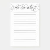 書エレガント道の一覧 ポストイット (正面)