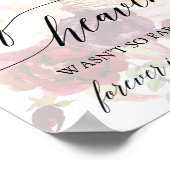 書エレガント道の消えたフローラの結婚記念碑 ポスター (角)