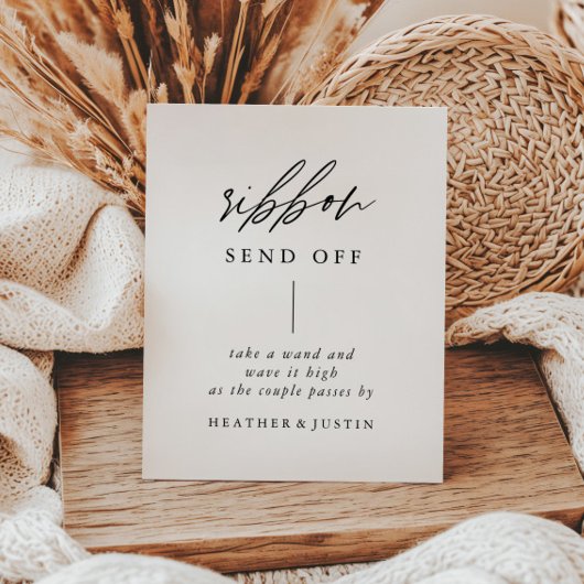 書エレガント道の結婚リボン送信サイン 台座サイン