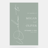 書エレガント道の結婚脚本 アクリルサイン (正面)