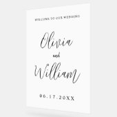 書エレガント道の結婚脚本 アクリルサイン (傾斜)