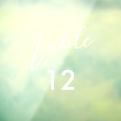 書エレガント道の結婚表番号 ウィンドウサイン (シート3)