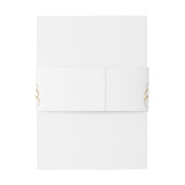 書エレガント道の華やかなヴィンテージ結婚式 招待状ベリーバンド (裏面例)