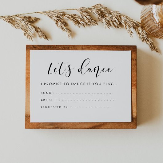 書エレガント道は踊ろう歌のリクエスト エンクロージャーカード