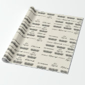 書エレガント道イード・ムバラク ラッピングペーパー (アンロールド)