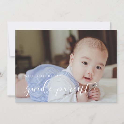 書エレガント道ガイド親提案書カード 招待状 (正面)