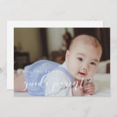 書エレガント道ガイド親提案書カード 招待状 (正面/裏面)