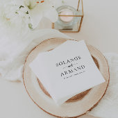 書エレガント道クラシックのナ結婚プキン スタンダードカクテルナプキン