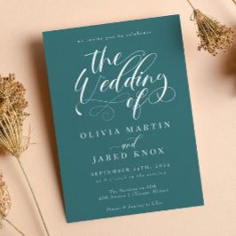 書エレガント道クラシック結婚式招待状 招待状