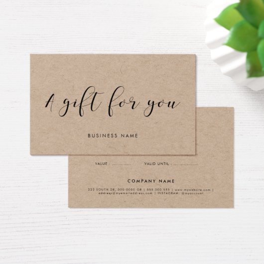 書エレガント道クラフト紙贈与証 (デスク)