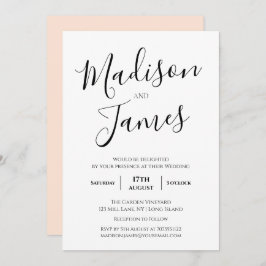 書エレガント道シンプルミニマルモダンリスト 招待状